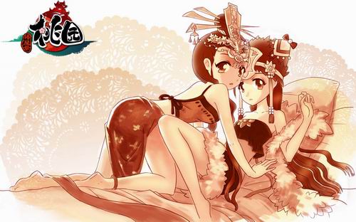 <em>性感</em>与基情 《桃园》精美百合同人图赏-桃园,图