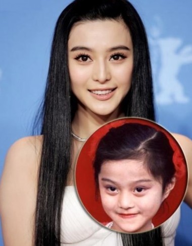 <em>女明星</em>童年照暴露整容真相