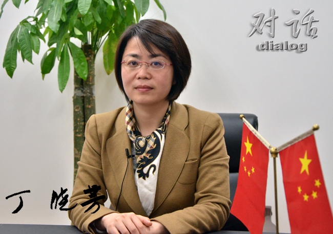 江北区委副书记,代区长丁晓芳致新春贺词--中国宁波网-对话