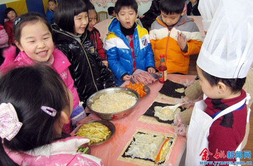 幼儿园开展美食制作