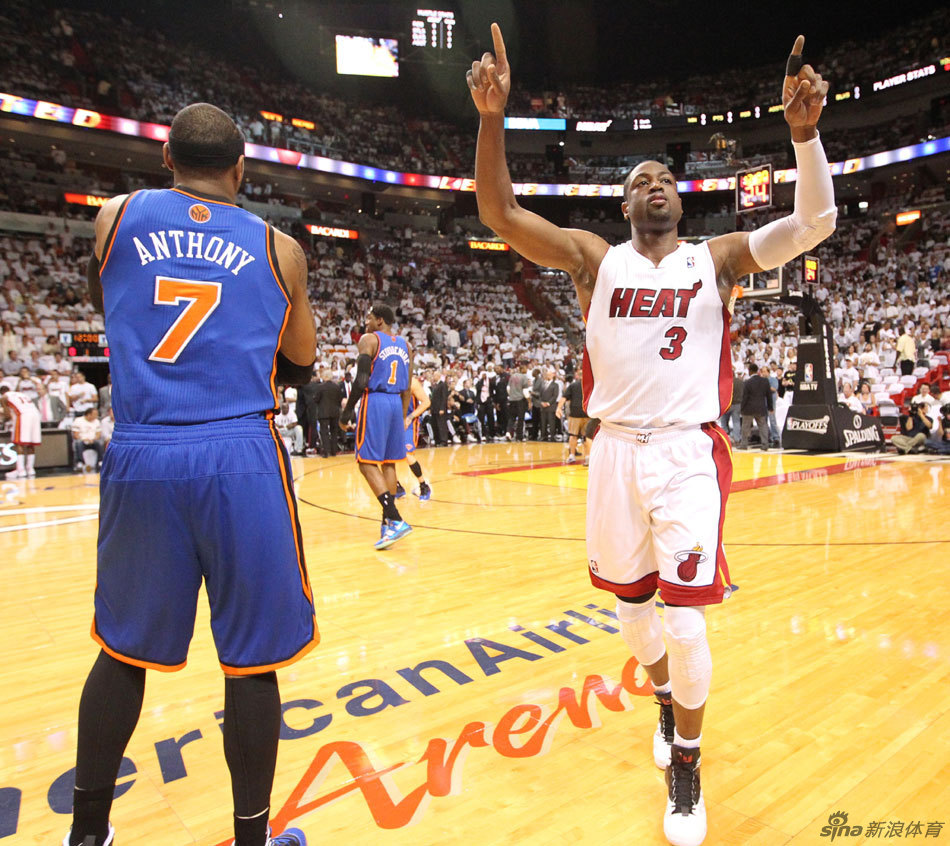 高清组图:[季后赛]热火4比1淘汰尼克斯晋级-尼