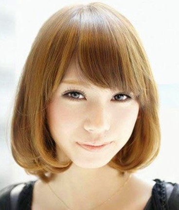 脸(组图)-发型,瘦脸,直发,短发,锅盖头,学生妹-中