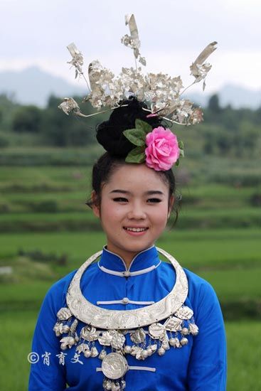 贵州丹寨:穿超短裙跳舞的苗族<em>少女</em>-超短裙,苗族