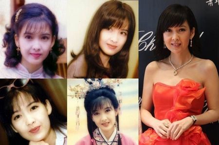 萧蔷赵雅芝关之琳80年代<em>玉女</em>年轻时<em>照片</em>-关之