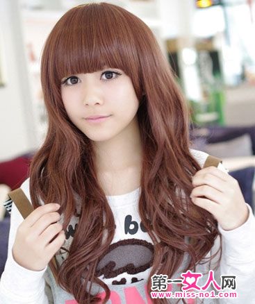 <em>大脸</em>适合<em>发型</em>韩式浪漫长卷发(图)-<em>卷发发型</em>,修