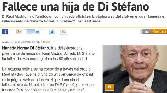 迪斯蒂法诺<em>白发</em>人送黑发人 <em>60岁</em>女儿今因病去