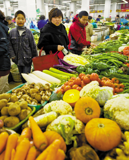 春节期间宁波 菜篮子 商品丰富 已制订应急供应