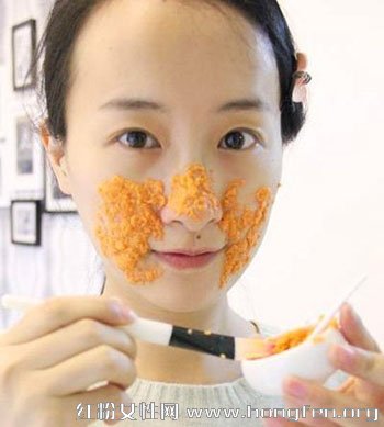 胡萝卜面膜DIY美白祛痘淡化斑点-diy,维生素,优
