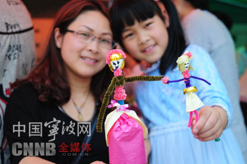 宁波青少年宫举办DIY亲子活动