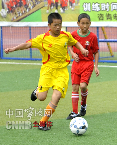宁波第二届青少年校园足球联赛小学组比赛结束