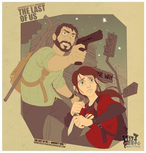 教练我们的画风不一样 迪斯尼风格游戏海报-d