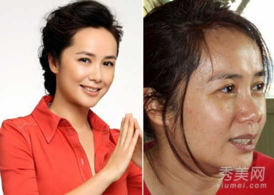 女星极品素颜 蒋 雯丽 卸妆变怨妇相-蒋 雯丽 ,大妈