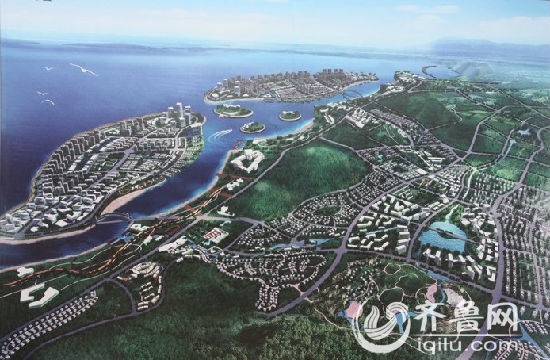 蓬莱西海岸陆海联动建仙境 新区重点开发东西"两翼"
