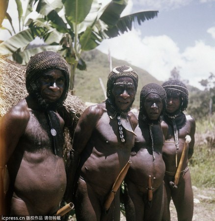 巴西原始部落 赤身女人母乳喂养野猪-原始部落