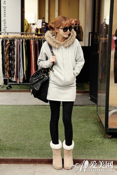 厚外套+雪地靴 冬日保暖首招出击-套头毛衣,灰