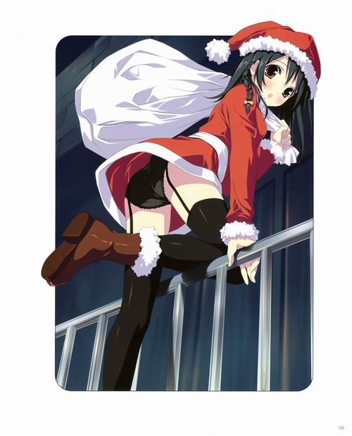 每年必发一次的<em>福利</em> <em>二次元</em>圣诞<em>妹子</em>套图赏-c