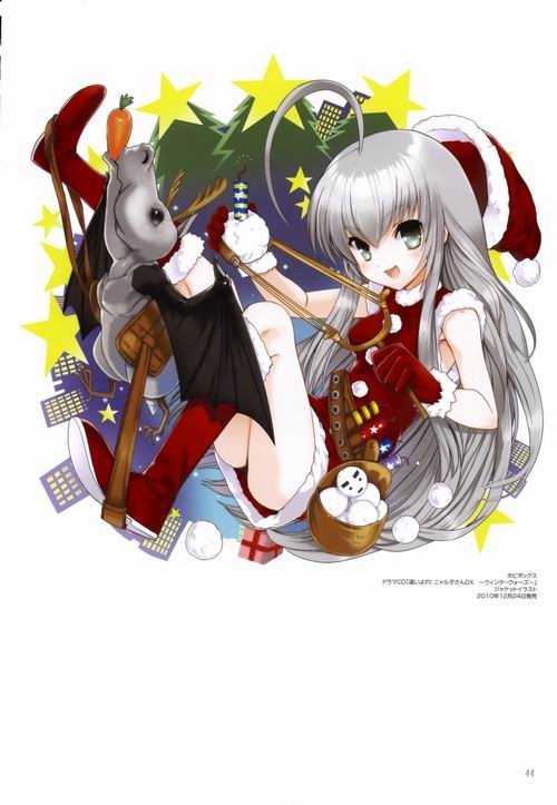 每年必发一次的<em>福利</em> <em>二次元</em>圣诞<em>妹子</em>套图赏-c