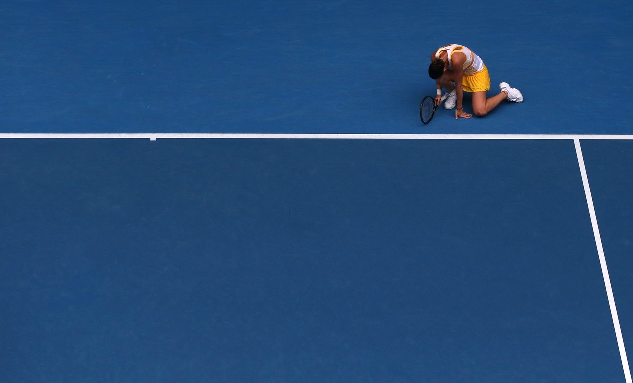 李娜火力全开横扫意大利老将 五年四进澳网4强