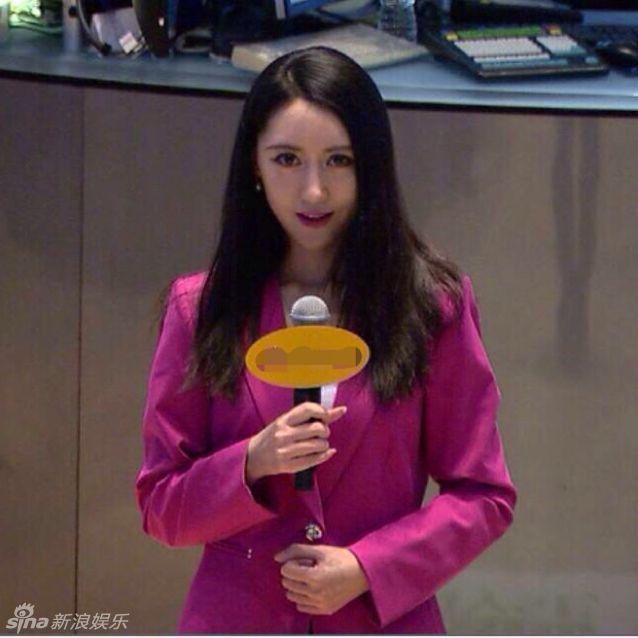 新浪最美女记者走红 神似佟丽娅娄艺潇-女记者
