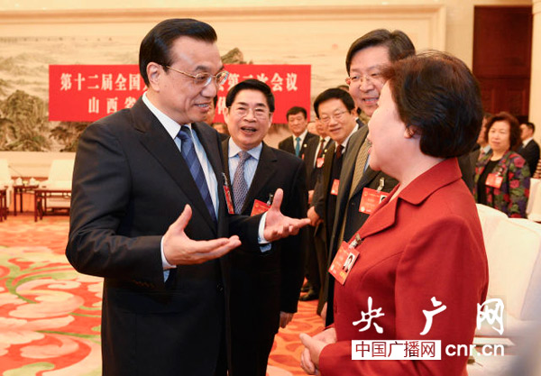 李克强现场吟诵晋祠对联：让人民共享改革成果