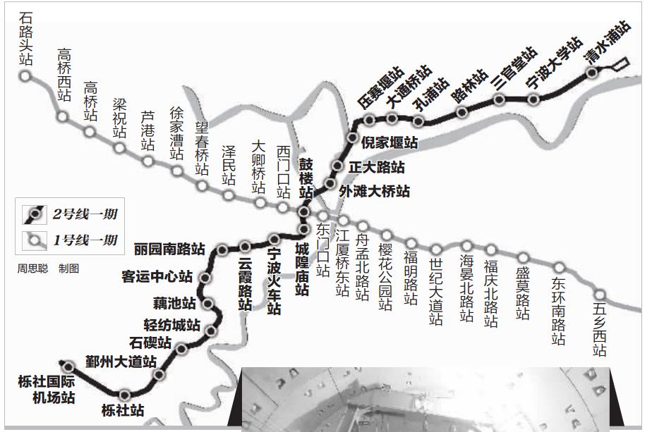 宁波轨道交通2号线一期地下段11月将实现轨道铺通-下段,铺轨,一期,基地,区间-中国宁波网-新闻中心