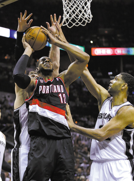 NBA季后赛分区半决赛 热火马刺再下一城-NBA