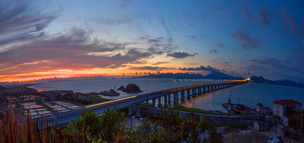 象山港晨曦--中国宁波网-新闻中心专题
