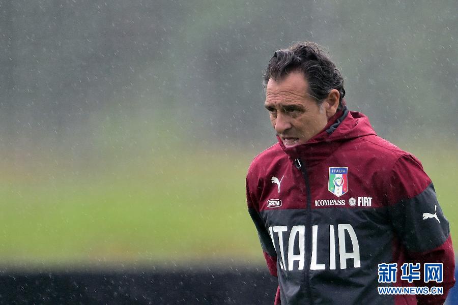 意大利队巴西里约热内卢训练 备战2014巴西世