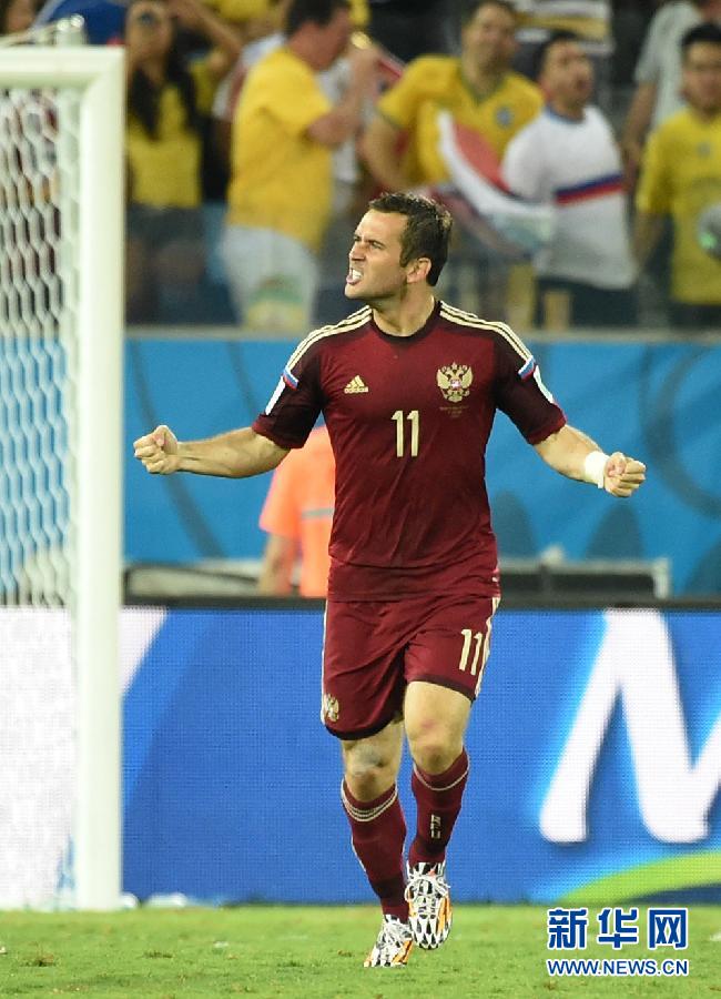 小组赛H组:俄罗斯队1比1平韩国队-小组赛,俄罗