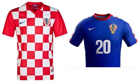 世界杯各国球队 球服大放送-西班牙队,俄罗斯队