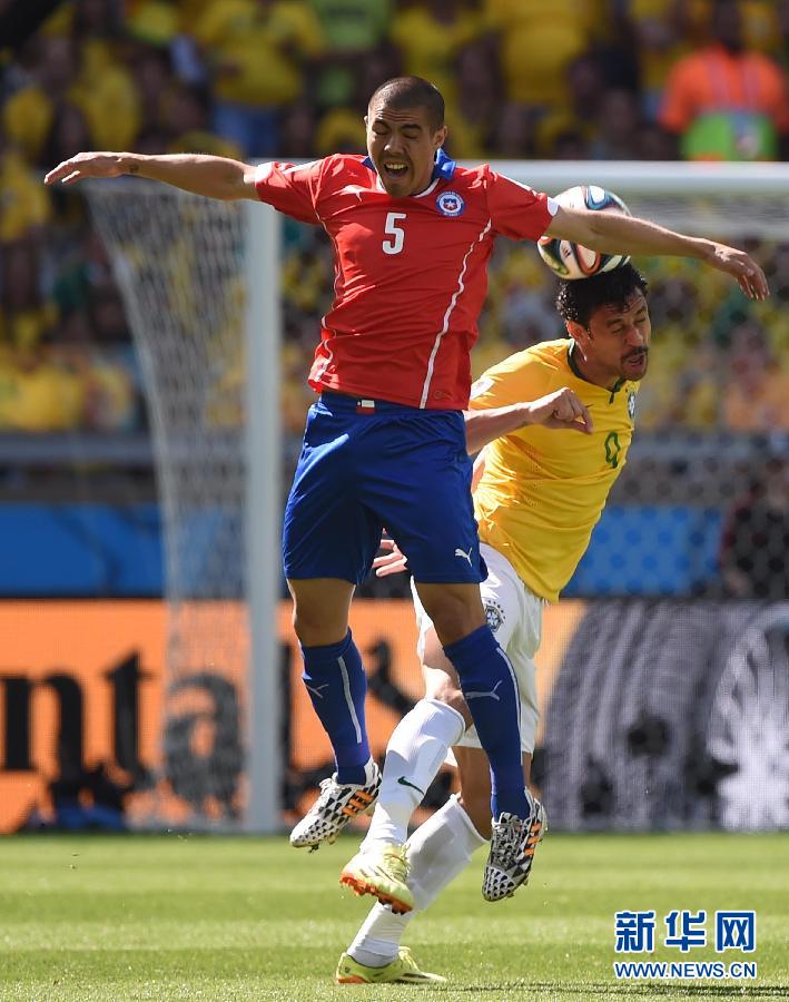 八分之一决赛:点球大战!巴西队4:3智利队-巴西