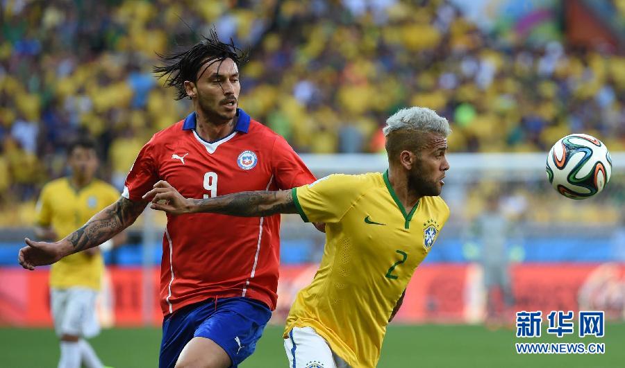 八分之一决赛:点球大战!巴西队4:3智利队-巴西