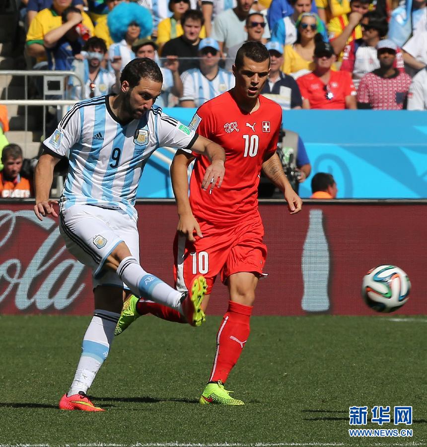 八分之一决赛:阿根廷队1:0瑞士队-阿根廷队,瑞