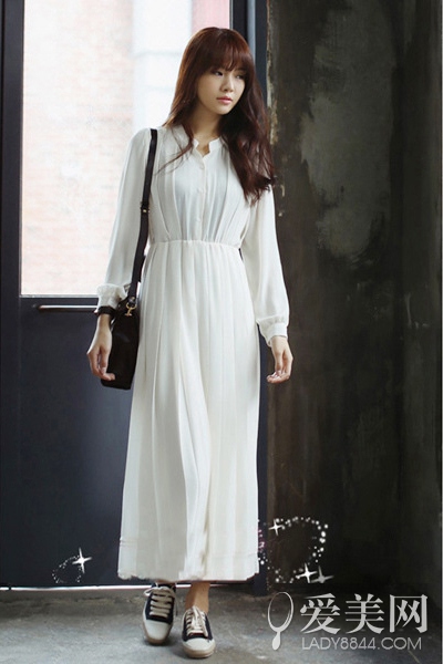 做个<em>精致女人</em> 雪纺<em>连衣裙</em>美翻了-<em>连衣裙</em>,帆布鞋