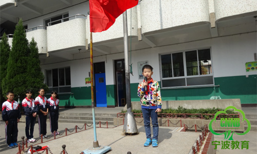 卫山学校举行一年级新生入队仪式_观海卫镇卫山学校