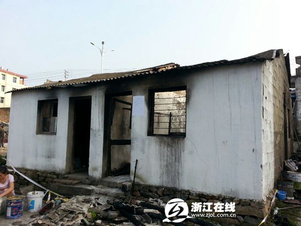 台州一违章出租房起火 两女童被反锁屋内不幸