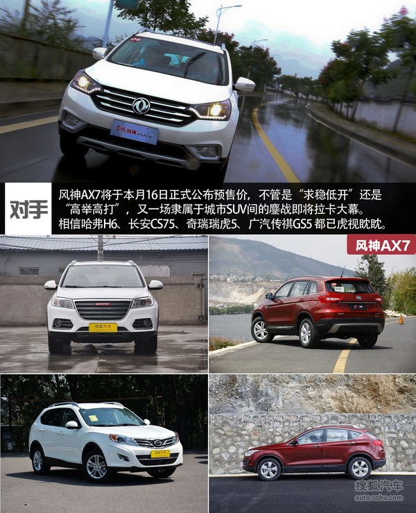 长安CS75/新奇骏 2014年上市紧凑SUV盘点