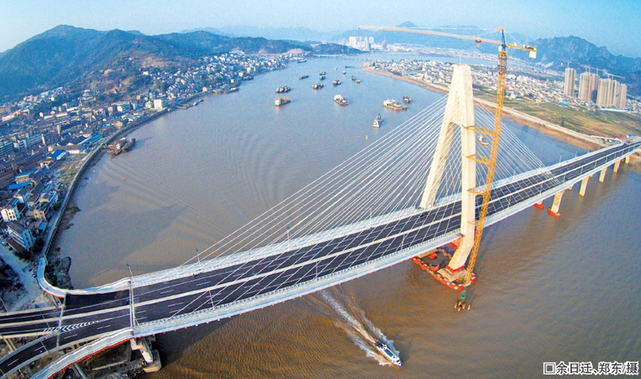 温州瓯北大桥有望6月正式通车 主线全长1075