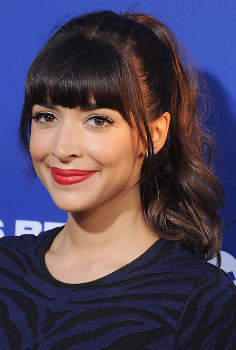 马尾也高大上 跟名流学新娘发型-马尾,红,毯-中