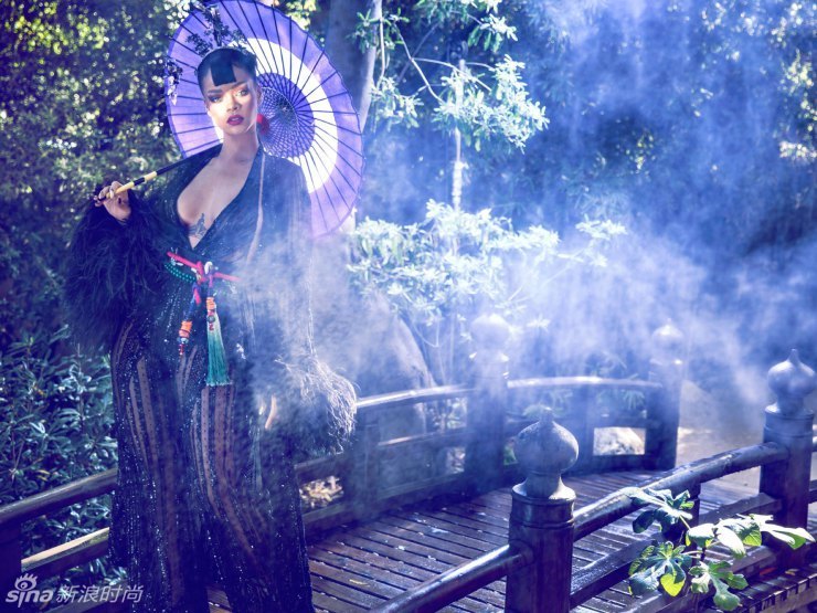 蕾哈娜狂野性感另类中国风大片-封面,狂野,另类