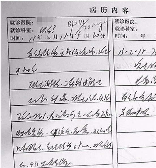 宁波一医院整治狂草病历 7位医生字迹潦草被罚款