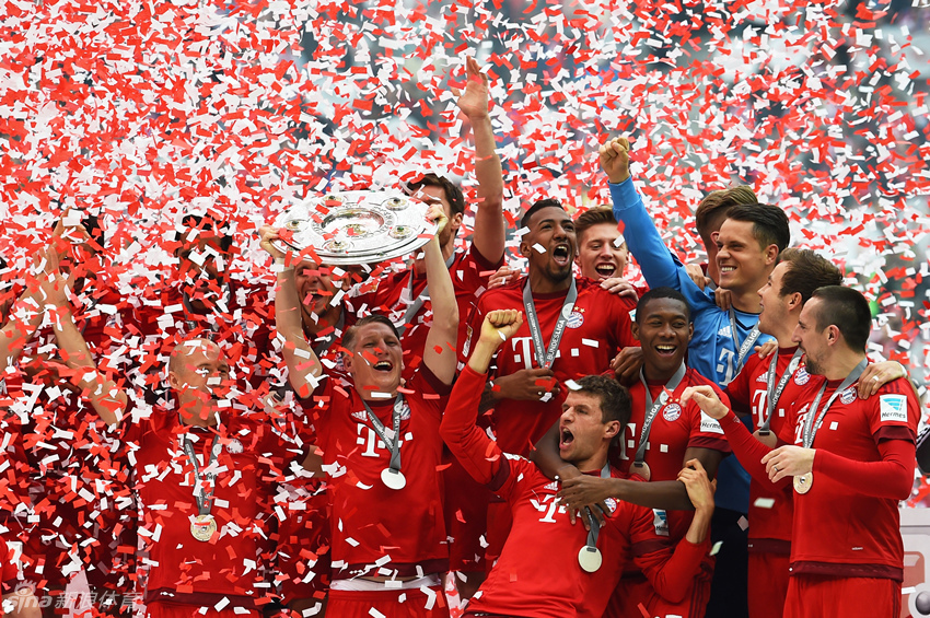 仁慕尼黑夺冠盛典-夺冠,盛典,拜仁,德甲联赛,2-