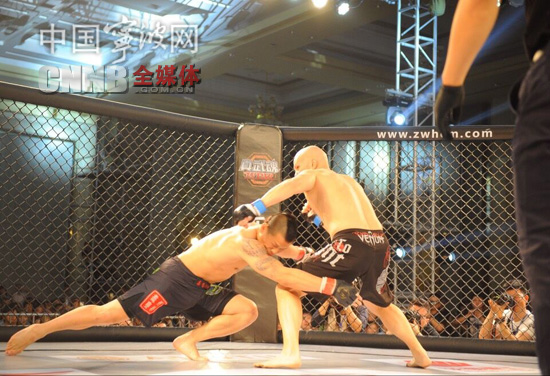 真武魂极限格斗联赛昨晚举行 选手来自10个国
