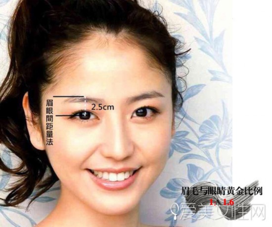 眉眼距离远显老明星示范化妆术-眉眼,距离,眉毛