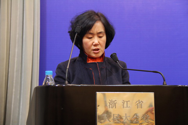 图:宁波市委常委,鄞州区委书记陈奕君.