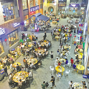团购为天海鲜_慈溪“国贸大牌档”获宁波市级特色夜市街区称号