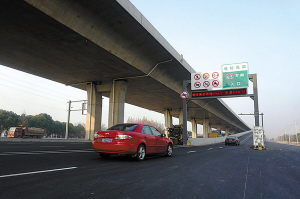 慈溪胜陆公路(胜山至横河段)高架桥通车