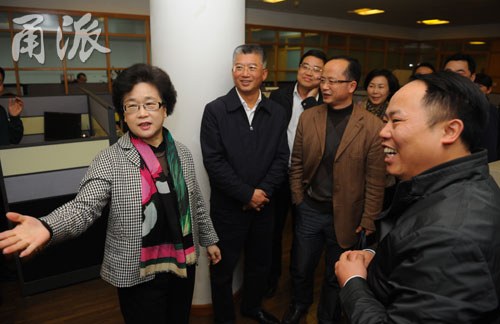 宁波日报报业集团考察调研,市委组织部副部长,市委两新工委书记贺威平