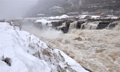 黄河壶口三月飞雪