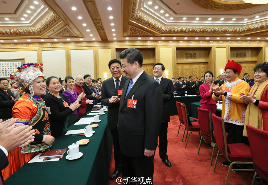 习近平两会镜头